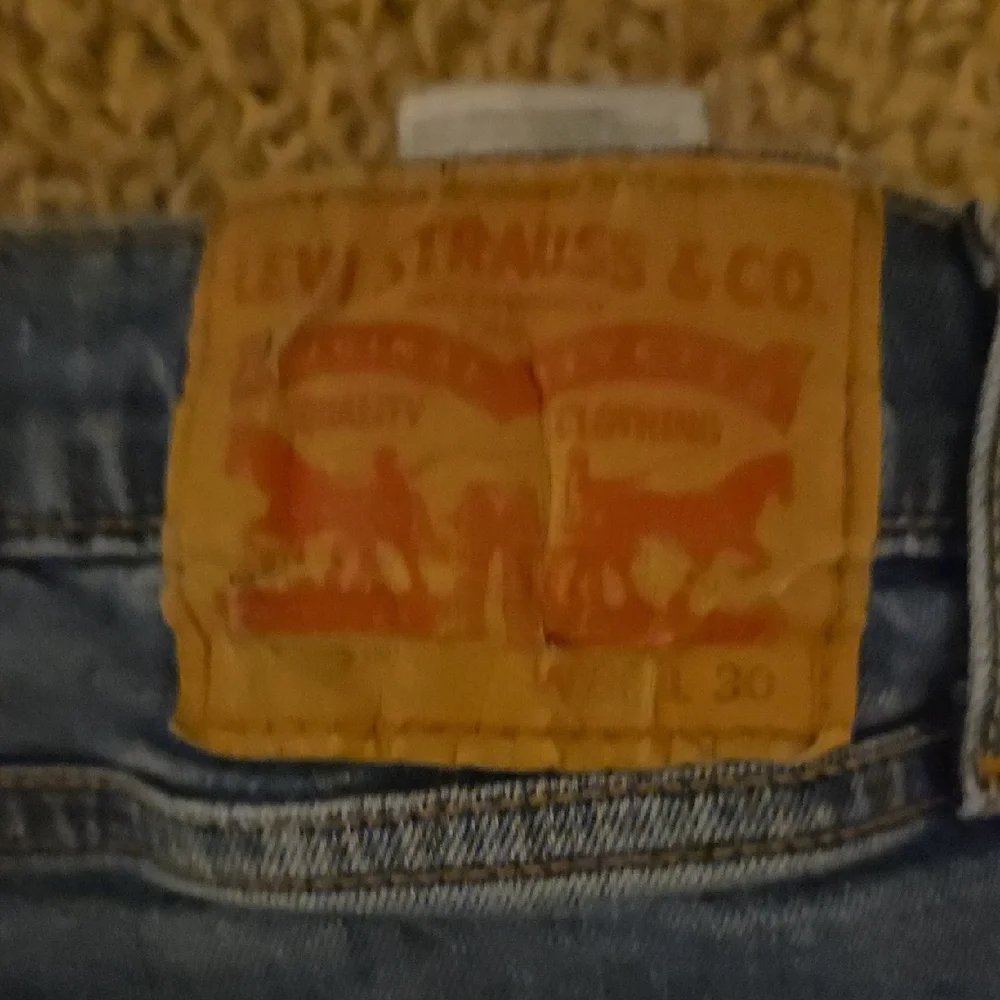 Levi's Blue Straight-Leg Jeans for Men - Picture 2 of 5